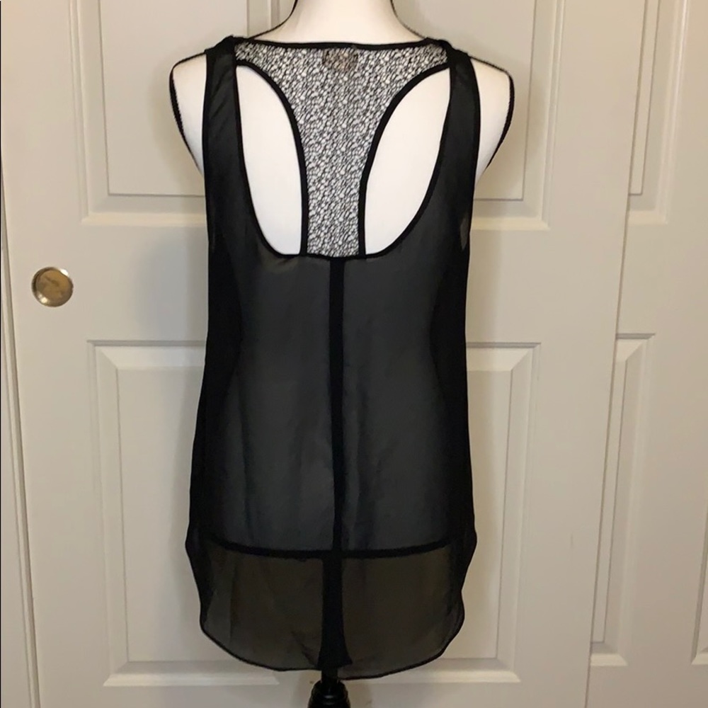 Love Riche Sheer/lace Racerback tank - Picture 2 of 8